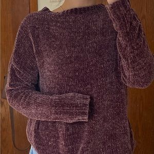 Purple Oversized Sweater